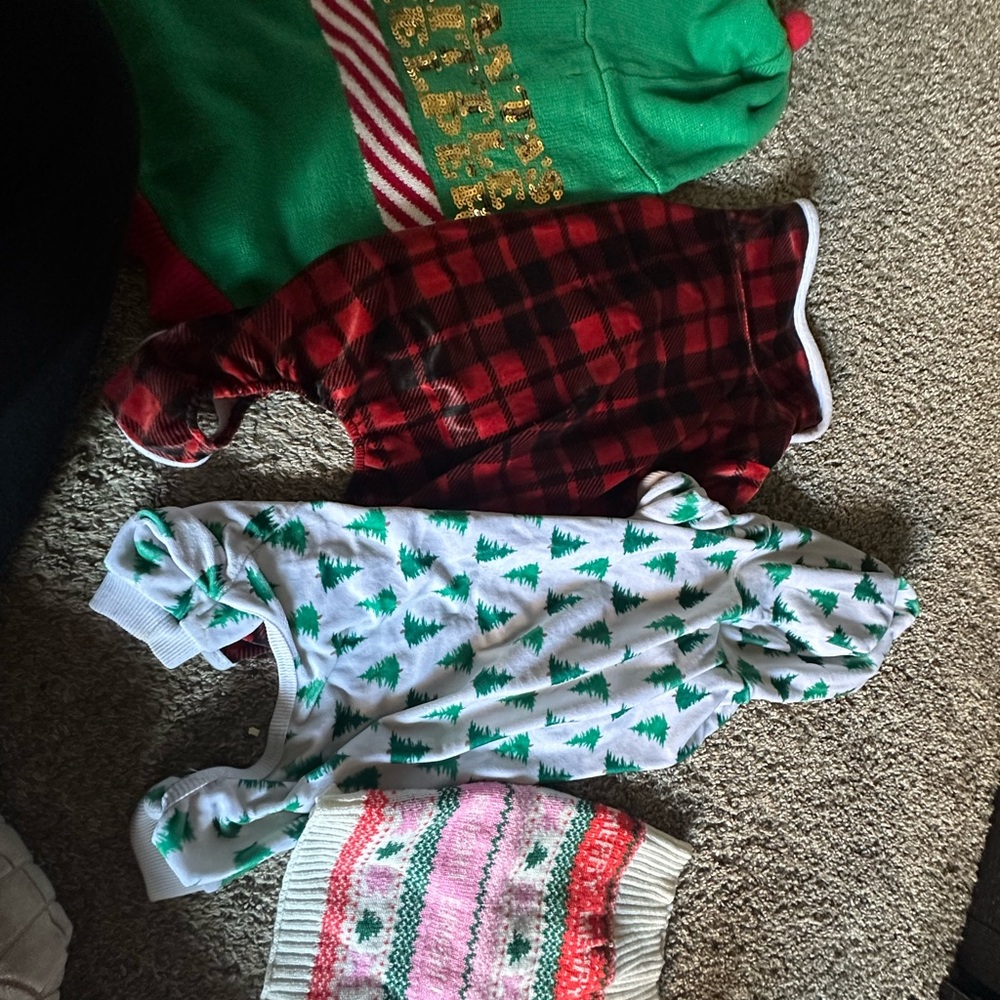 🐾🎄❤️ Festive Dog Sweaters Set ❤️🎄🐾